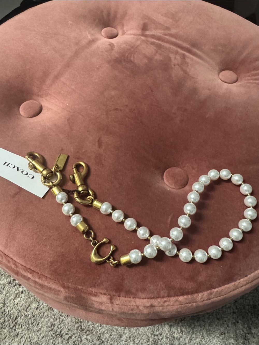 Coach Short Pearl Strap - Picture 4 of 4